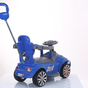 ماشین کودک بی بی ماک طرح آلفا رومئو آبی-طوسی مدل ZV-10 -اسباب بازی